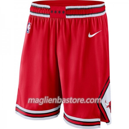 Chicago Bulls Uomo Pantaloncini Rosso Nike Swingman